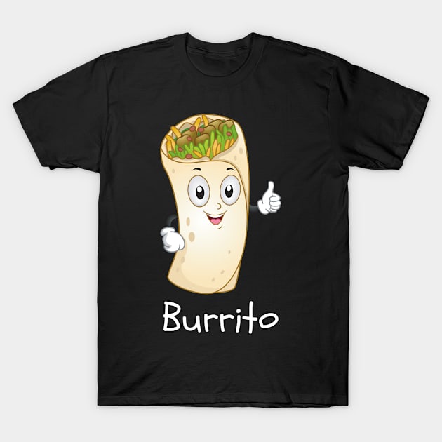Burrito T-Shirt by CasualTeesOfFashion